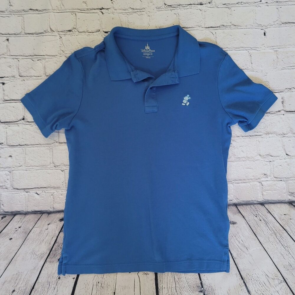 Disney Parks Authentic Shirt Adult (S)  Modern Fit Polo Collared Casual Men's